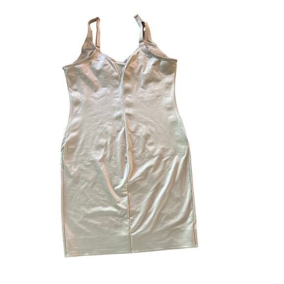 Ruby Ribbon V-Neck Sheer Slip Pale Style 3041 Size 38 - Picture 5 of 8